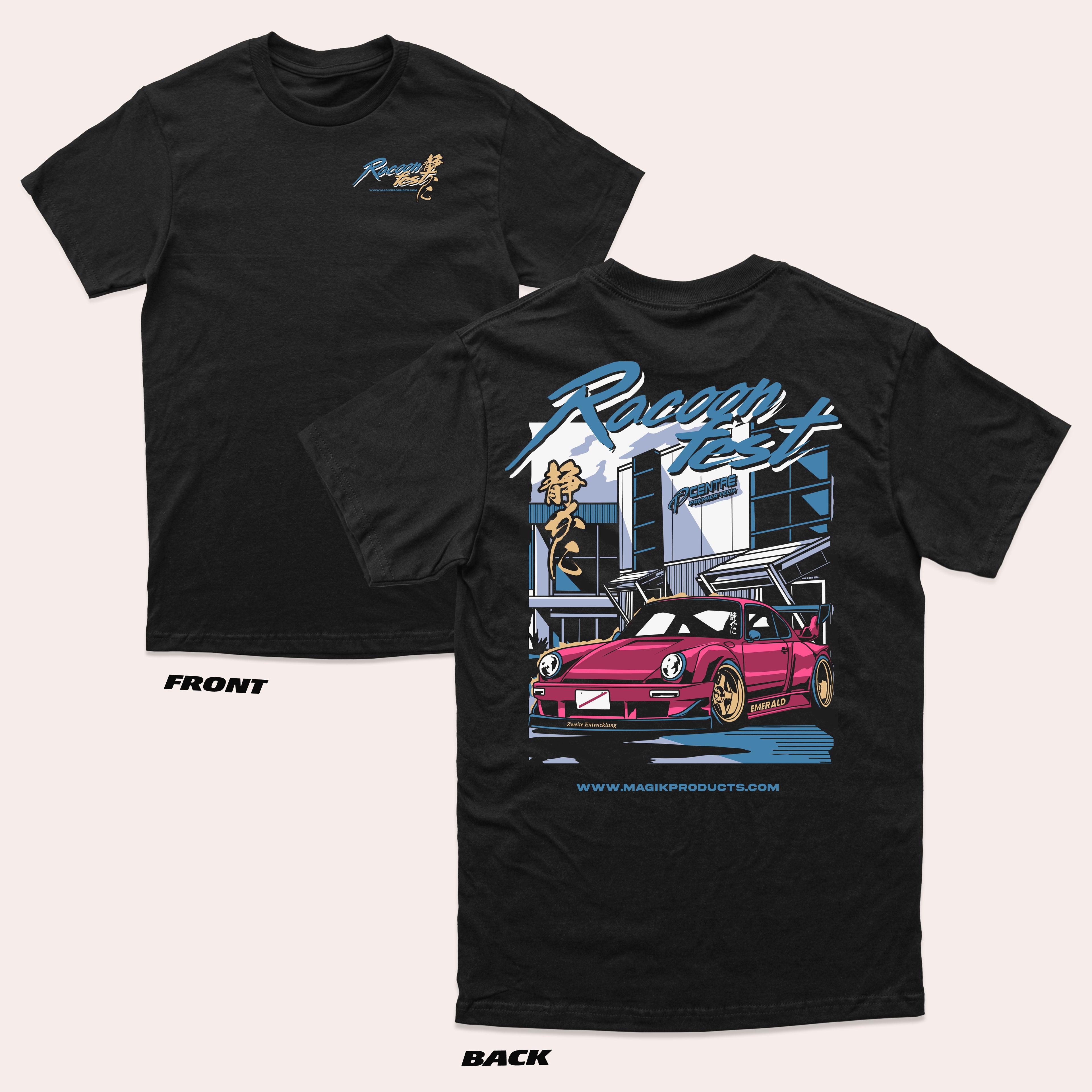 Chandail à manches courtes ''Porsche Racoon''